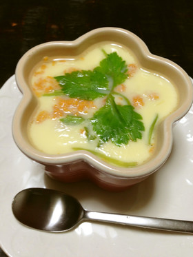 おもてなしに豪華☆ウニ茶碗蒸し