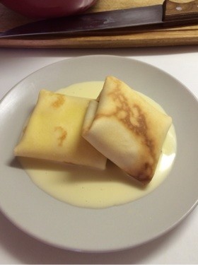 バタークリームのクレープ・アングレーズの画像