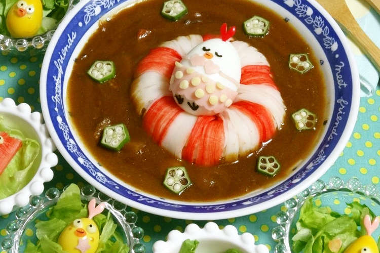 浮き輪デコ にわとりさん と隣のひよこ レシピ 作り方 By さとこぱんたーに クックパッド 簡単おいしいみんなのレシピが371万品