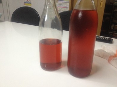 自家製果実酒　とろけるイチゴの写真