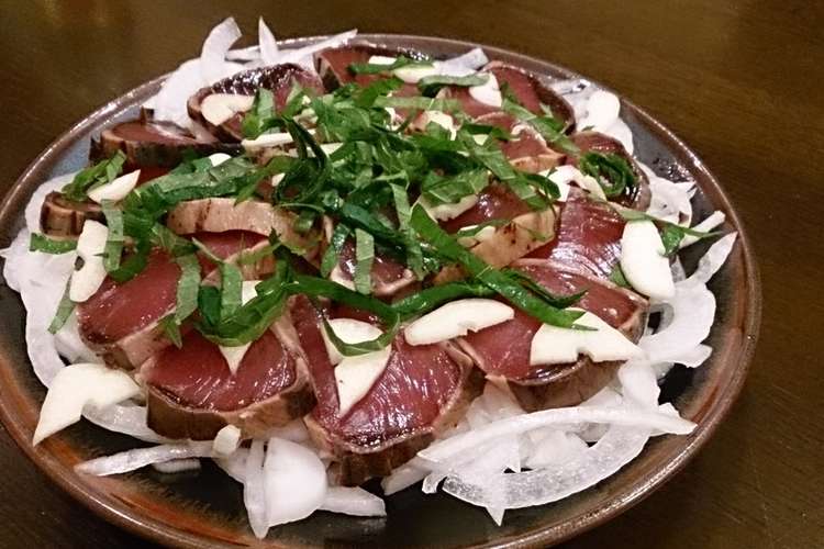鰹のたたき 土佐造り レシピ 作り方 By はな こあらまま クックパッド 簡単おいしいみんなのレシピが356万品