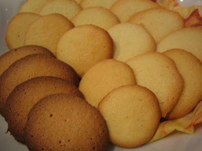 卵白のクッキー♪ラングドシャ風の写真