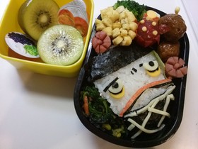 ★妖怪ウォッチ キャラ弁☆ むりかべ