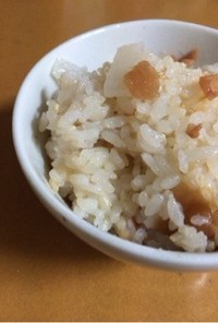 梅と大根の炊き込みご飯(無水鍋QC使用)