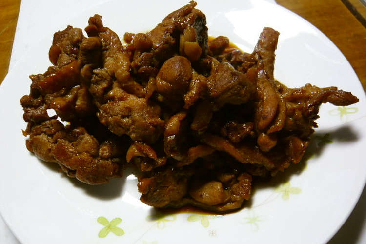 酒の肴に簡単 冷めてもイケる親鳥のうま煮 レシピ 作り方 By たなぴー クックパッド 簡単おいしいみんなのレシピが360万品