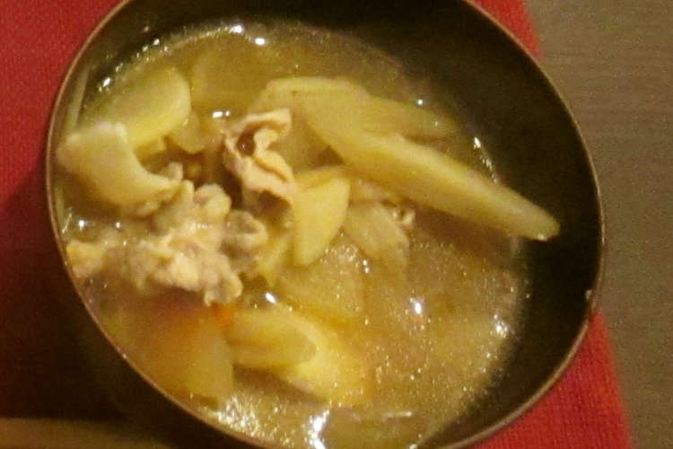 最後まで無駄なく美味しく リメイク豚汁 レシピ 作り方 By 永田町のシェフ クックパッド