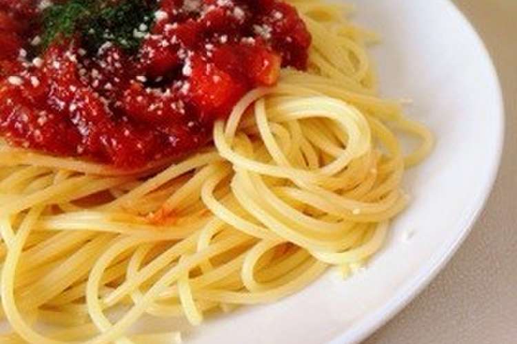 ケチャップで簡単トマトパスタ レシピ 作り方 By Cheftony クックパッド 簡単おいしいみんなのレシピが359万品
