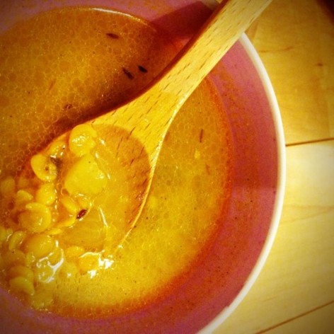 ほくほくダル（豆）のスープ