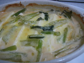 ヘルシーなお豆腐グラタン