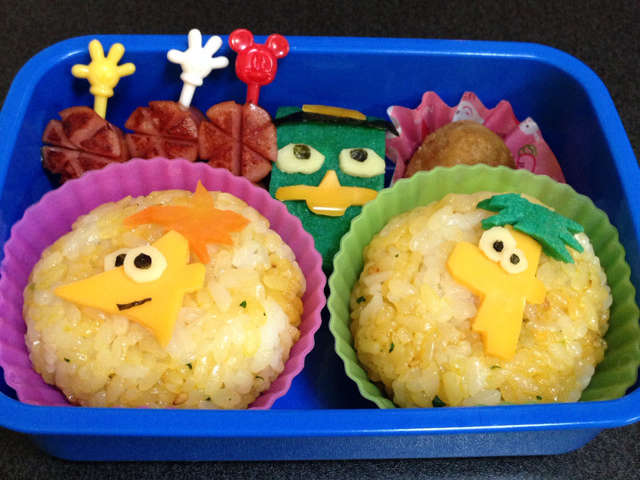 キャラ弁 フィニアスとファーブ ペリー レシピ 作り方 By
