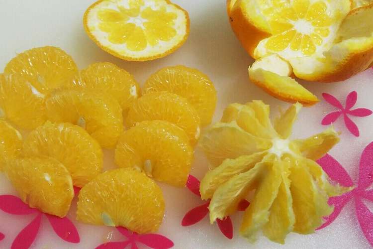 手荒れok 簡単 早い 食べやすい切り方 レシピ 作り方 By Pokoぽん 彡 クックパッド 簡単おいしいみんなのレシピが356万品