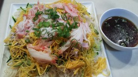 そうめん料理!!ヘルシーつけ麺(^-^