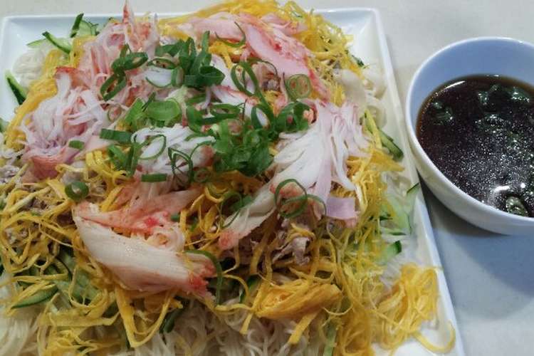 そうめん料理 ヘルシーつけ麺 レシピ 作り方 By Mamikitch クックパッド 簡単おいしいみんなのレシピが357万品