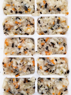 簡単離乳食中期〜ひじきの炊き込みご飯