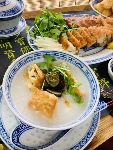 中華粥は「お米のポタージュ」基本の写真