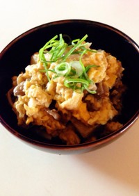高野豆腐と舞茸の卵とじ