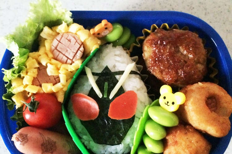 キャラ弁 仮面ライダーフォーゼ レシピ 作り方 By Mon クックパッド 簡単おいしいみんなのレシピが350万品