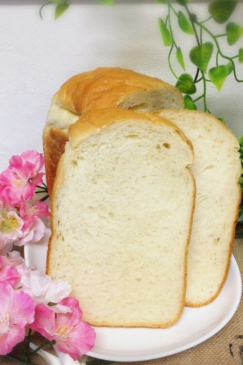 HB早焼き☆水あめin豆乳ふわふわ食パンの画像
