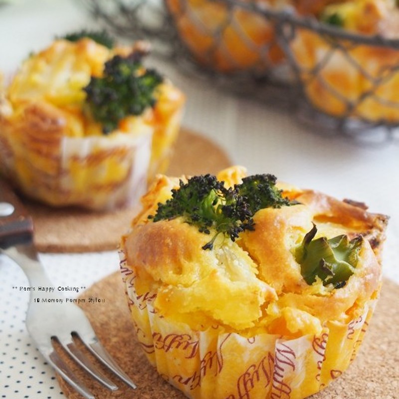 わたあめカップケーキのレシピ