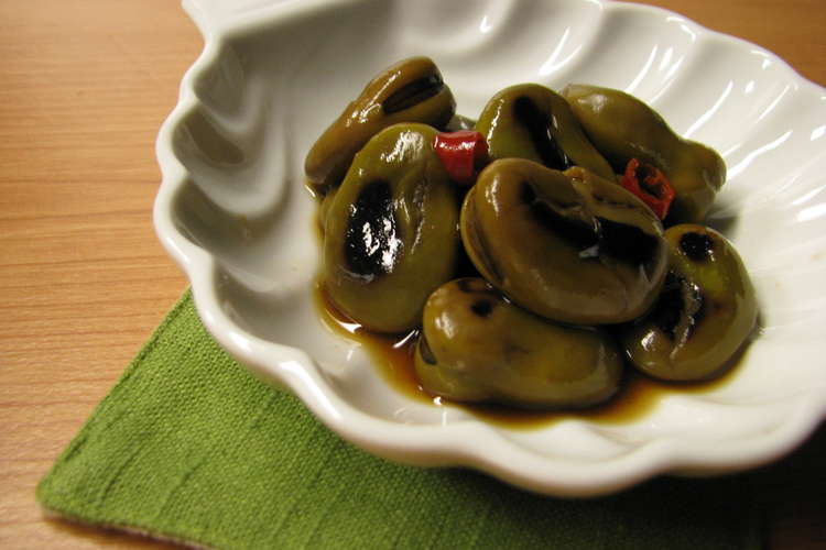 新そら豆で 郷土料理 しょうゆ豆風 レシピ 作り方 By ぶるーぽぴー クックパッド 簡単おいしいみんなのレシピが352万品