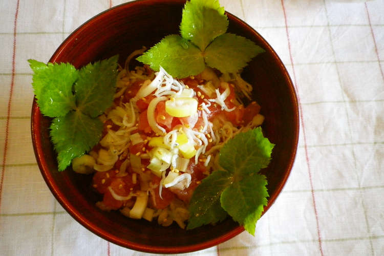めばちまぐろ丼 レシピ 作り方 By Violets クックパッド 簡単おいしいみんなのレシピが366万品