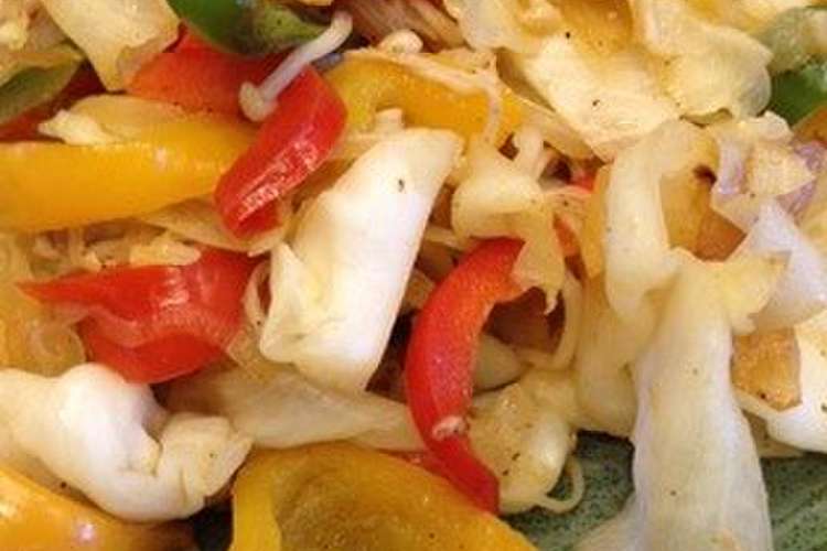 お肉なしでもじゅうぶん美味しい野菜炒め レシピ 作り方 By しおりん クックパッド