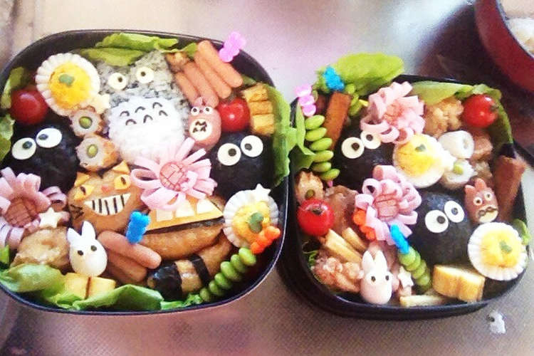 ピクニック弁当3 トトロ レシピ 作り方 By Sao5 クックパッド