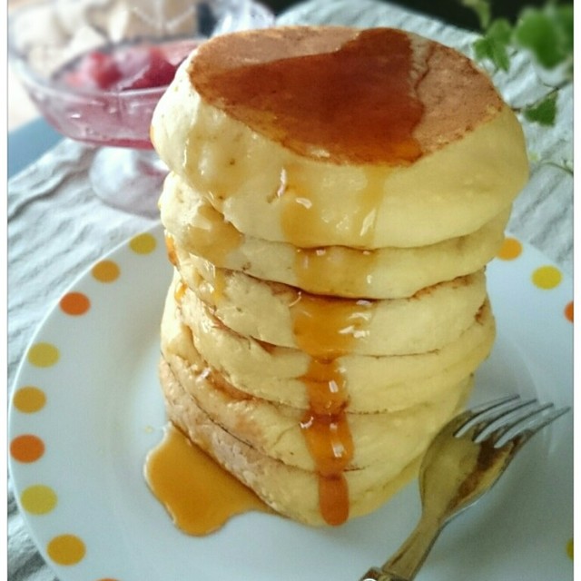 Hm豆腐ygの 簡単ふわふわホットケーキ レシピ 作り方 By まなげ クックパッド 簡単おいしいみんなのレシピが353万品
