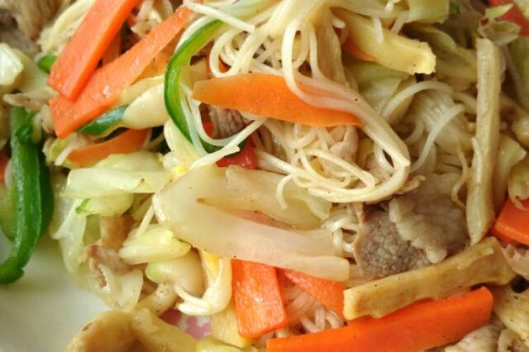 簡単ランチ ごま油香るそうめんチャンプル レシピ 作り方 By まなげ クックパッド 簡単おいしいみんなのレシピが371万品