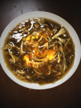 お手軽 関西風天津飯(舞茸餡)