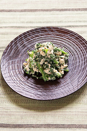春菊のごま和え（白和え）基本の和食・副菜の画像