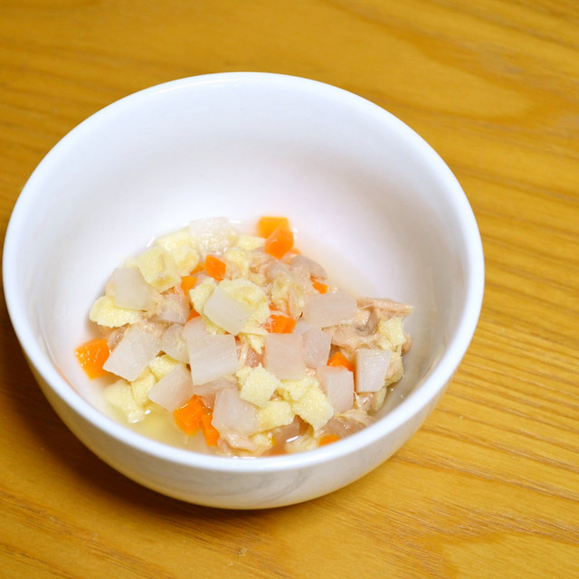 離乳食 中期 大根と高野豆腐の煮物 レシピ 作り方 By つちかな クックパッド 簡単おいしいみんなのレシピが366万品