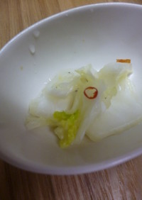 液体塩麹の浅漬け(白菜)