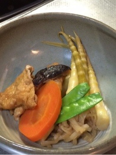山菜ネマガリダケ(すずこ)  炊き合わせの写真