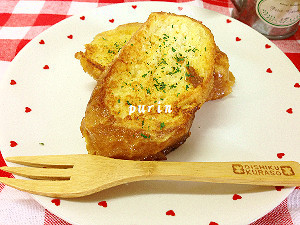 お食事フレンチトースト（チーズ味）の画像