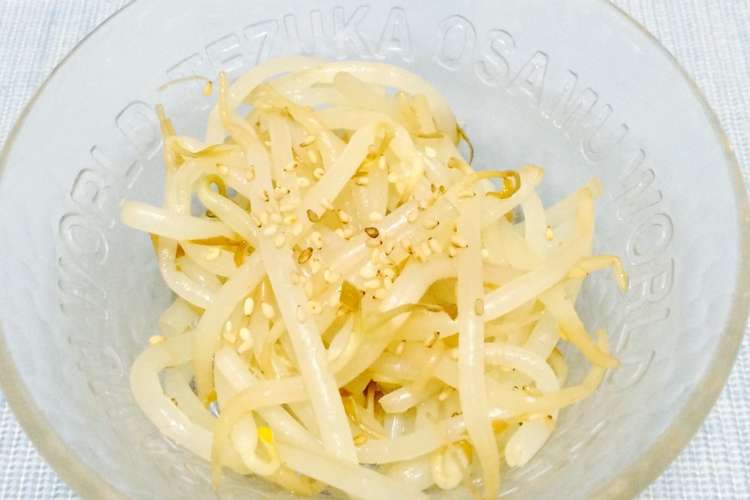 簡単 だしの素で もやしの付け合わせ レシピ 作り方 By みいから クックパッド 簡単おいしいみんなのレシピが356万品