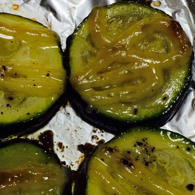 トースターで!ズッキーニのマヨ焼き