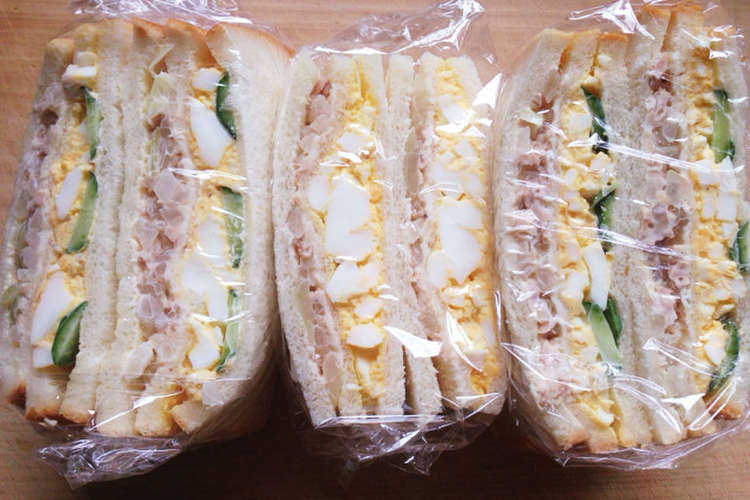 自慢のサンドイッチ ツナと卵 レシピ 作り方 By Emiri クックパッド 簡単おいしいみんなのレシピが354万品