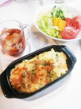 子供も大好き♡我が家の海老グラタン
