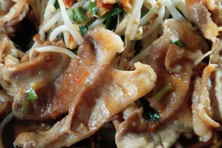 旨ダレ 豚肉ともやしのニラ醤油ダレ炒め レシピ 作り方 By ともさきめい クックパッド 簡単おいしいみんなのレシピが353万品