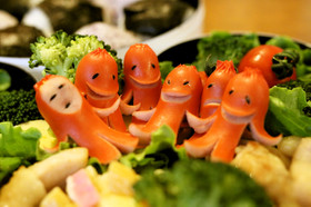 Newソーセー人(飾り切り)キャラ弁