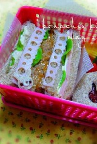 幼稚園 お弁当♡サンドイッチ