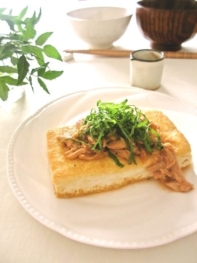 豆腐ステーキ＊ツナポンソース…の画像