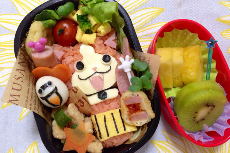 妖怪ウォッチ ジバニャン キャラ弁 レシピ 作り方 By 虹ママ クックパッド 簡単おいしいみんなのレシピが376万品