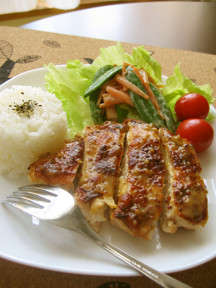 鶏胸肉のハニーマスタード焼き レシピ