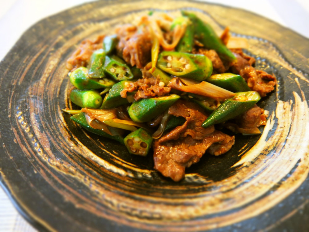 疲労回復おかず 牛肉とオクラのピリ辛炒め レシピ 作り方 By Mimosa クックパッド 簡単おいしいみんなのレシピが355万品