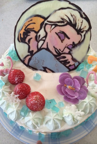 アナと雪の女王 デコレーションケーキ