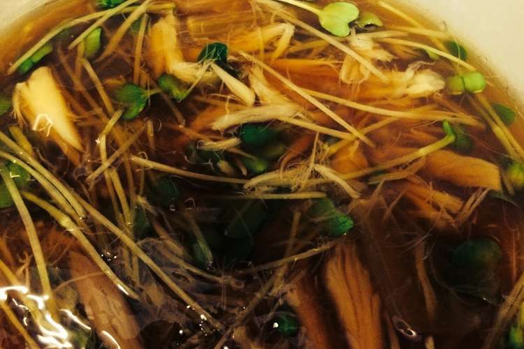 かすべとカイワレの煮こごり レシピ 作り方 By もこうに クックパッド 簡単おいしいみんなのレシピが374万品
