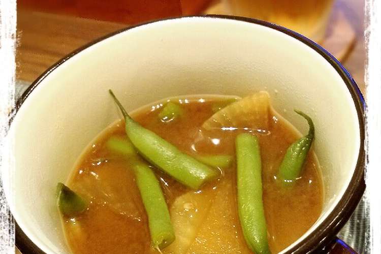 つけてみそかけてみそで 甘辛お味噌汁 レシピ 作り方 By えみやん クックパッド 簡単おいしいみんなのレシピが352万品