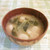 小松菜とお麩の味噌汁
